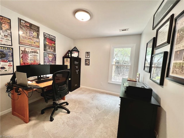 4003 Honey Locust Ct, Greensboro, NC 27410 - carpeted home office featuring baseboards