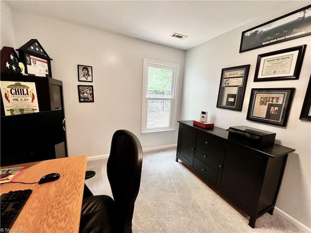 4003 Honey Locust Ct, Greensboro, NC 27410 - home office featuring baseboards and carpet floors
