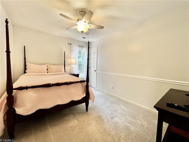 4003 Honey Locust Ct, Greensboro, NC 27410 - bedroom featuring carpet floors, baseboards, and ceiling fan