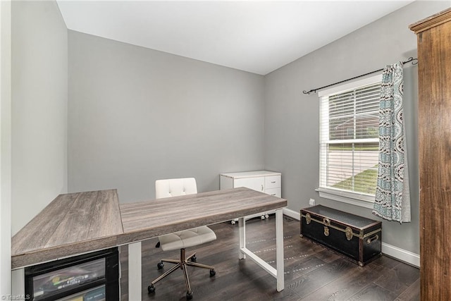 817 Jefferson Rd, Greensboro, NC 27410 - home office with wood finished floors and baseboards