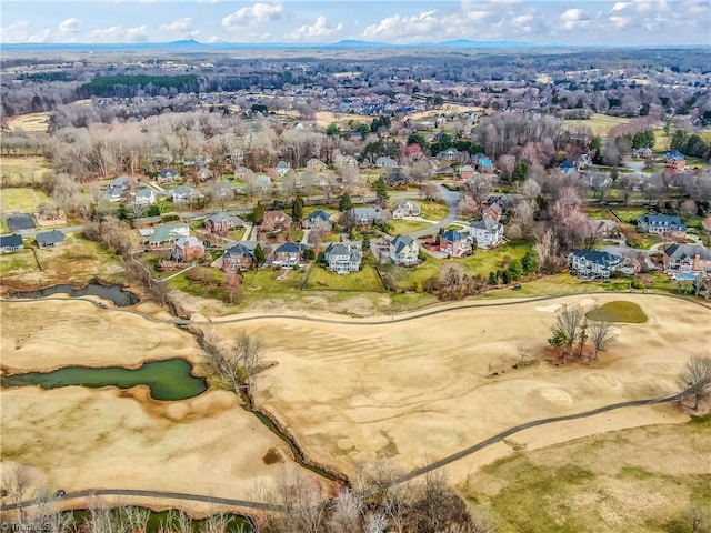 birds eye view of property featuring a residential view