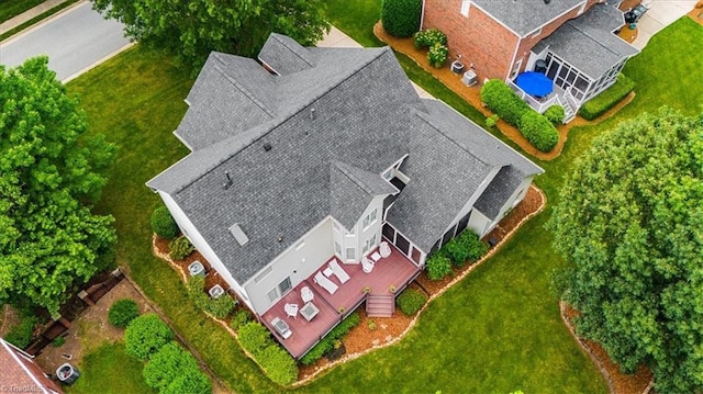 1905 Regents Park Ln, Greensboro, NC 27455 - aerial view of property and surrounding area