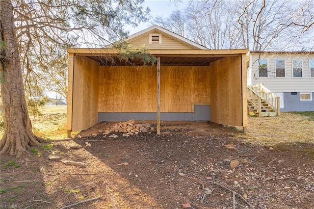 view of outbuilding