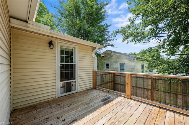 502 Eighth St, Mebane, NC 27302 - view of wooden deck