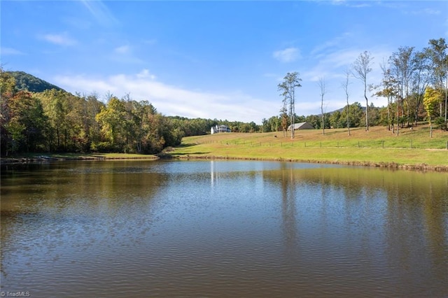 property view of water