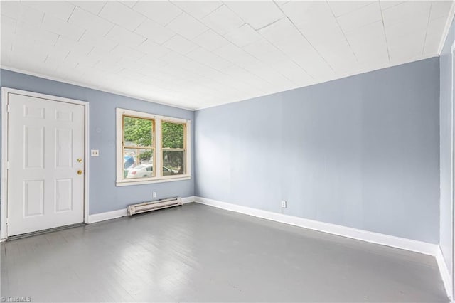415 White Oak St, High Point, NC 27260 - spare room with baseboard heating and baseboards