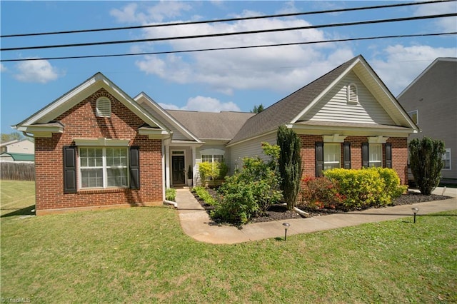 4455 Whittier Rd, Winston-Salem, NC 27105 - ranch-style home with brick siding and a front lawn
