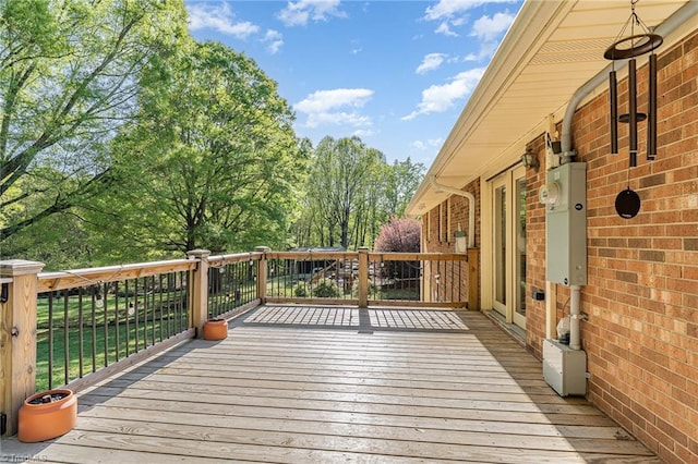 view of deck