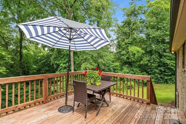 845 Montgomery Ct, Walnut Cove, NC 27052 - deck featuring outdoor dining area