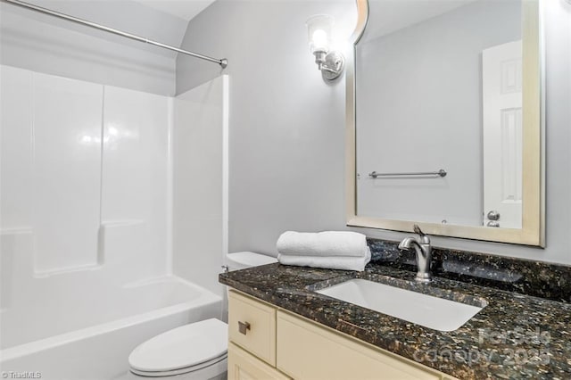 845 Montgomery Ct, Walnut Cove, NC 27052 - full bathroom featuring toilet, vanity, and washtub / shower combination