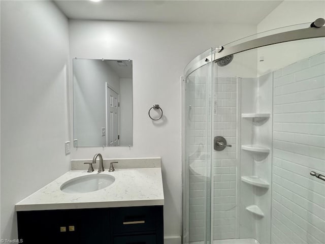 1101 Forrest St, High Point, NC 27262 - full bath featuring a shower stall and vanity