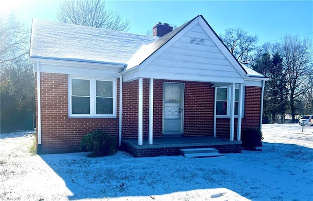 view of front of property