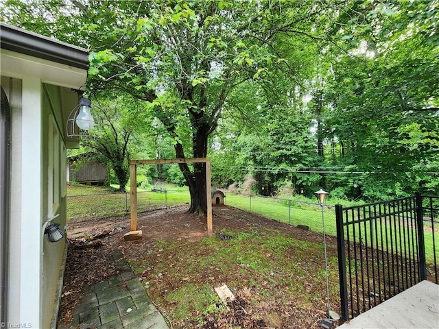 1129 Foxtrot Ct, King, NC 27021 - view of yard with view of wooded area