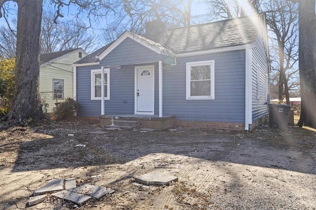 view of front of home