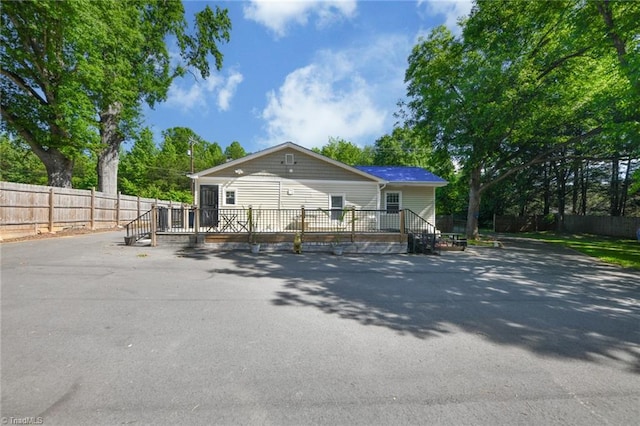1449 NC Highway 150, Summerfield, NC 27358 - view of front facade featuring a wooden deck