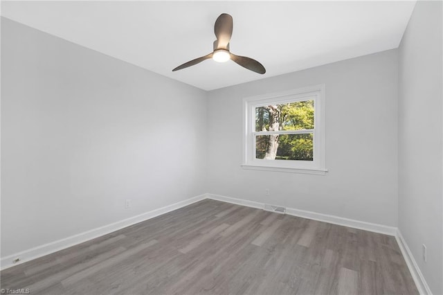 4420 Chebar Dr, Pfafftown, NC 27040 - empty room featuring wood finished floors, baseboards, and ceiling fan