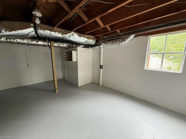 4420 Chebar Dr, Pfafftown, NC 27040 - basement featuring concrete block wall