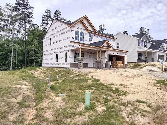 4095 Stallion St Lot 19, High Point, NC 27262 - view of front of home with a porch