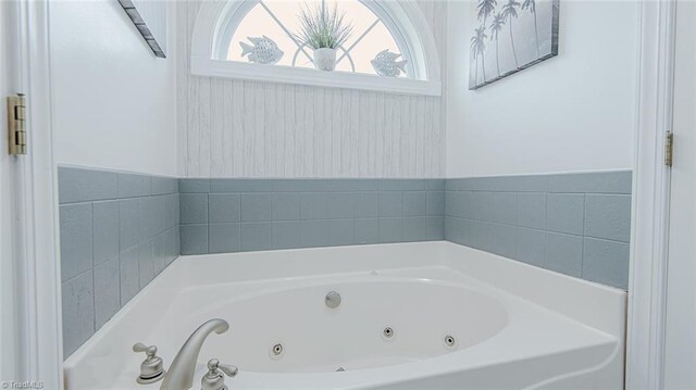 bathroom featuring a bathtub