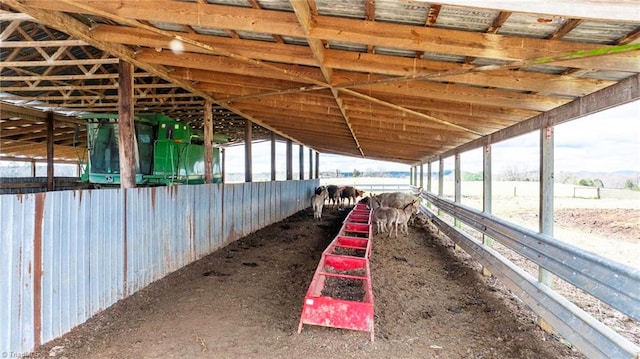 view of stable