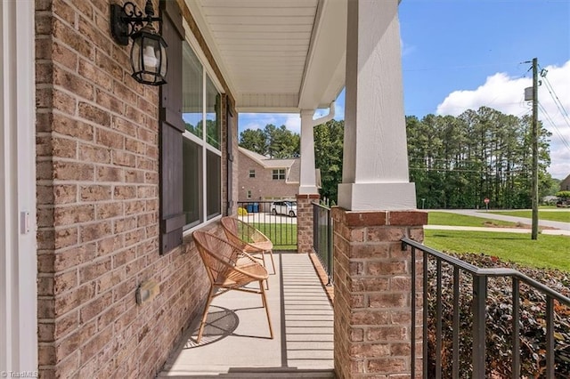 6605 Hedgerow Ct, Summerfield, NC 27358 - view of porch