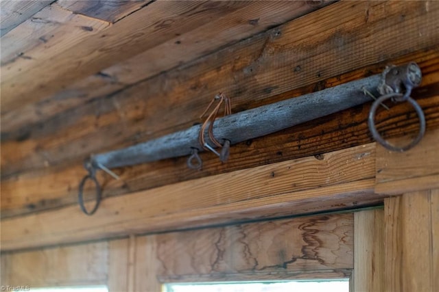 1215 Single Tree Rd, Westfield, NC 27016 - detailed view of wooden walls