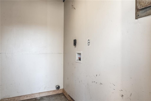 laundry room with washer hookup and laundry area