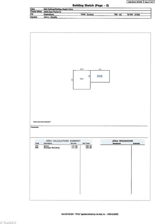 4905 Deer Pointe Ct, Greensboro, NC 27406 - plan