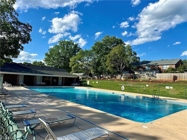 4814 Tower Rd, Greensboro, NC 27410 - community pool with a patio area