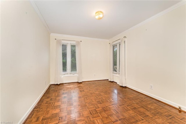 657 Spring St, Walnut Cove, NC 27052 - empty room featuring baseboards and ornamental molding