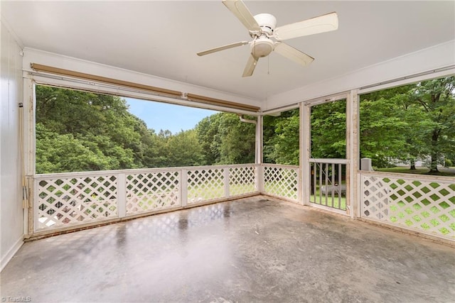 657 Spring St, Walnut Cove, NC 27052 - view of patio / terrace with a ceiling fan