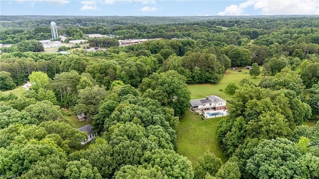 657 Spring St, Walnut Cove, NC 27052 - aerial view of a heavily wooded area