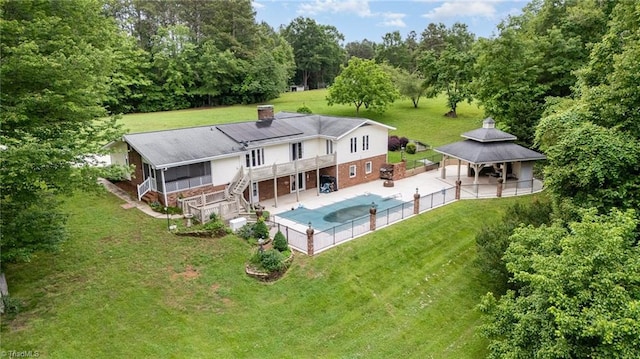 657 Spring St, Walnut Cove, NC 27052 - view from above of property