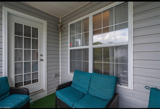 view of patio / terrace with a porch