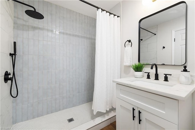 252 Lucerne Ln NW, Winston-Salem, NC 27104 - full bath with vanity and a tile shower