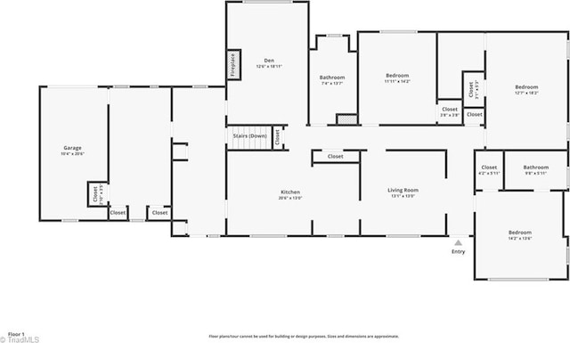 252 Lucerne Ln NW, Winston-Salem, NC 27104 - room layout