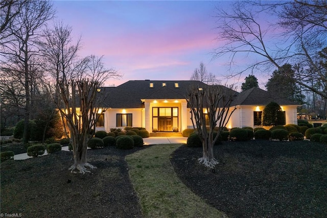 view of front of property with stucco siding