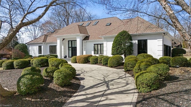 view of front of property with stucco siding