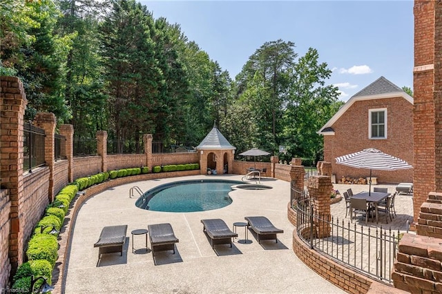 3940 Beechridge Rd, Winston-Salem, NC 27106 - view of pool with a patio and fence