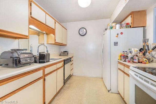 kitchen featuring white cabinets, stainless steel dishwasher, sink, and electric stove