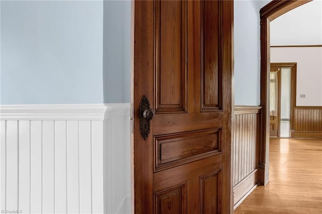 interior space featuring hardwood / wood-style floors