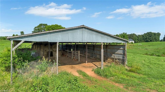 214 Mining Ridge Church Rd, Elkin, NC 28621 - view of outdoor structure featuring a carport