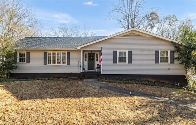 view of ranch-style house