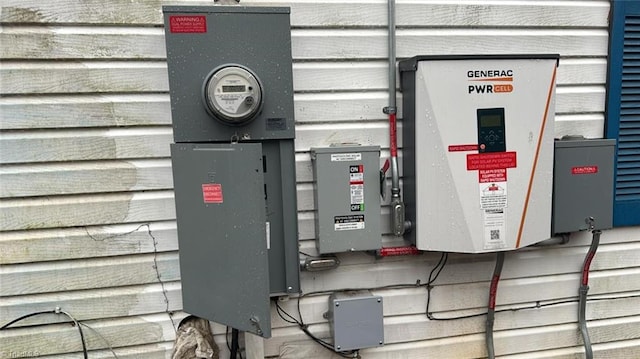 516 Hamilton St, Eden, NC 27288 - utility room with electric meter