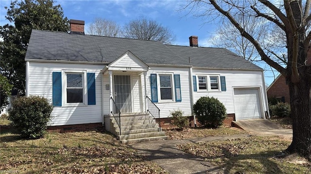516 Hamilton St, Eden, NC 27288 - view of front of house with a chimney, entry steps, and crawl space