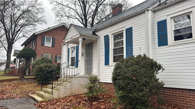 516 Hamilton St, Eden, NC 27288 - view of property exterior featuring a chimney