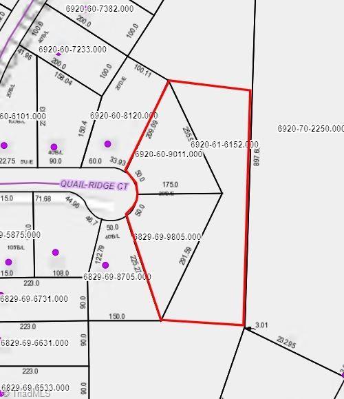 0 Quail Ridge Ct, Rural Hall NC, 27045 land for sale