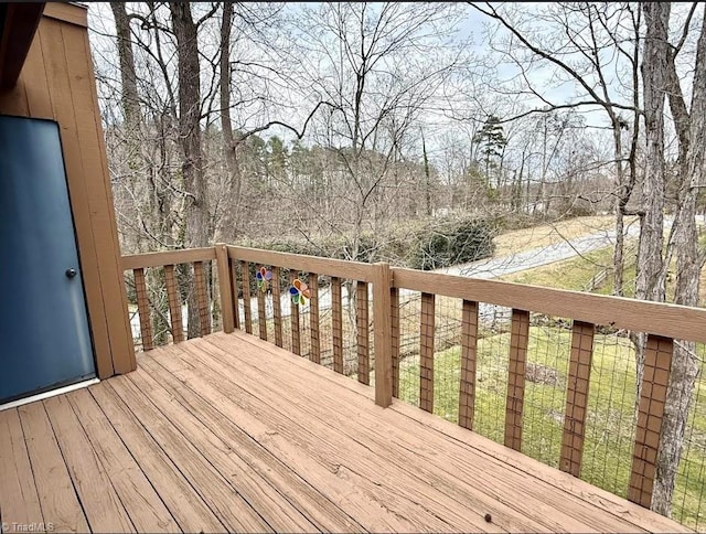 view of deck