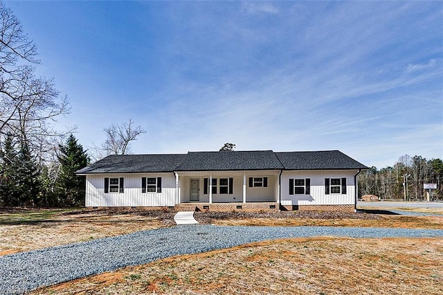 view of front of house featuring a porch