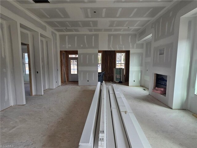 view of unfurnished living room